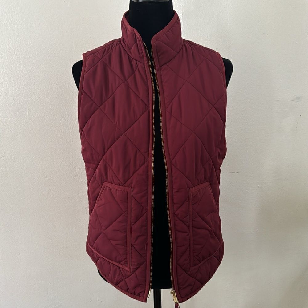 J.Crew Mercantile Quilted Vest EUC - Picture 5 of 6